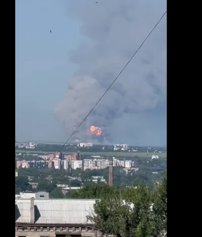 Aryo - Kolejny rosyjski skład amunicji dzisiaj wyparował w miejscowości Zymohirja. Zn...