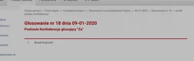 Clear - @Volki: głosowanie za 13. Emerytura. Wybrany na kandydata konfederussi na pre...