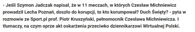 czeskiNetoperek - Kiedy jesteś adwokatem trenera "pomówionego" o udział w korupcji, i...