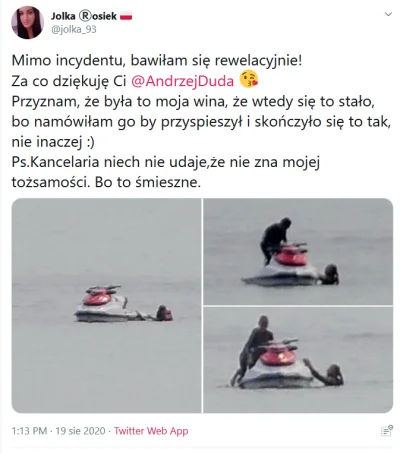 fastmotion - @Pandamix: niekoniecznie, może po postu był z nią na skuterach wodnych i...