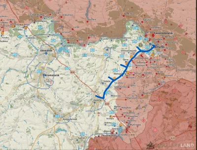 JanLaguna - Potencjalna ukraińska linia obronna w sytuacji gdyby Ukraińcy zdecydowali...