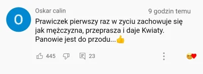 niezdiagnozowany - Komentarze pod shotem z przeprosinami Frania dla Czekoladki. Te o ...