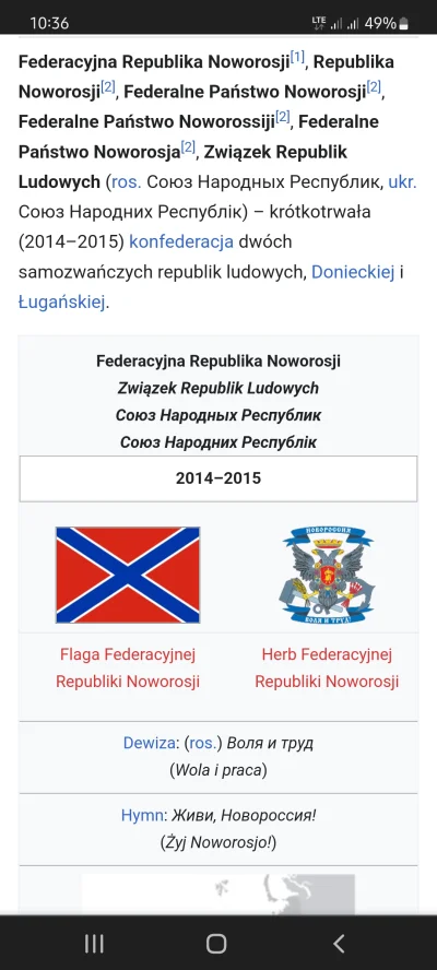 muskutanin - @toszamono: to flaga tak zwanej Federacji Noworosji