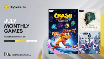 janushek - Crash Bandicoot 4: It’s About Time, Man of Medan i Arcadegeddon w PS+ na l...