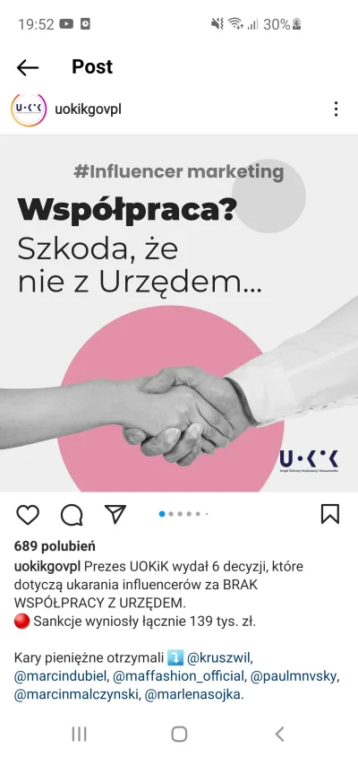 corryand - Haha uokik nawet oznaczyl winnych influ na swoim instagramie xD No coraz b...