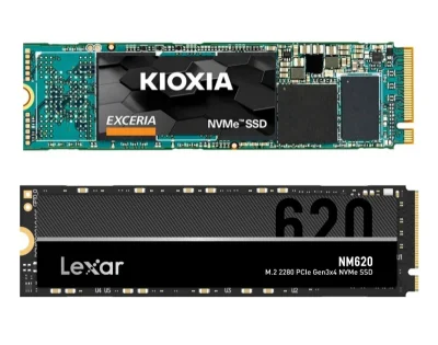 JBKF - Który dysk lepszy KIOXIA Exceria 500GB czy LEXAR NM620 512GB? A może coś inneg...