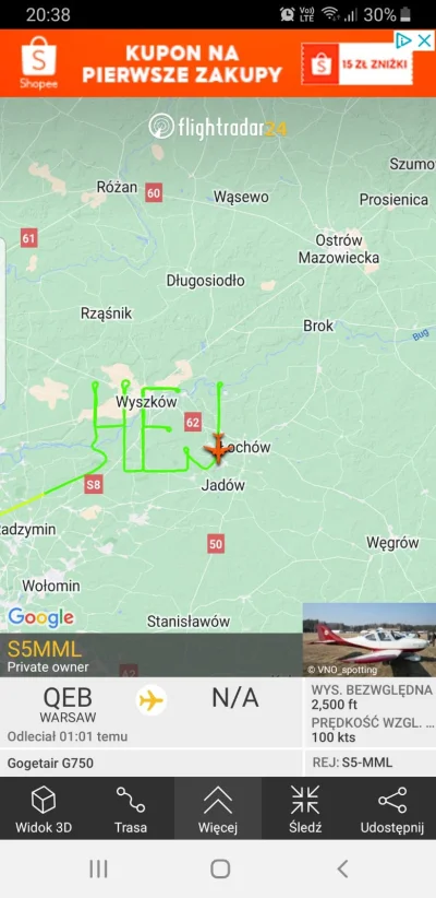 luba17 - #flightradar24 #polska #lotnictwo kto takie manewry robi? Quebo? (⌐ ͡■ ͜ʖ ͡■...