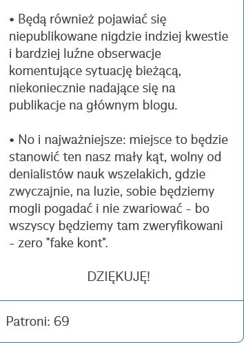 A.....y - @Krupier: 
jest nawet lepiej, dostajesz dostęp do grupy na fb gdzie nikt n...