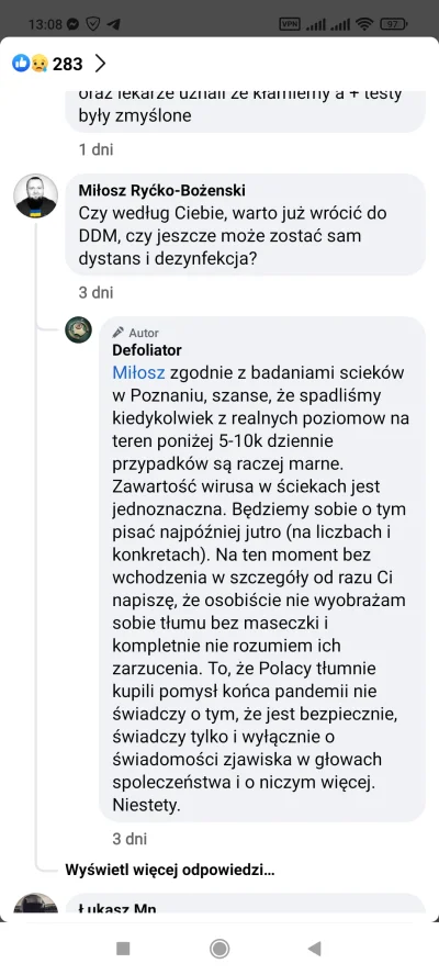 Krupier - @hansschrodinger: no komentarze pod jego peofilkiem są w sumie trochę przer...