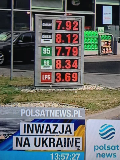 radziuxd - Gość z Polsatu stoi pod stacją Lotos i opowiada o ich promocji. Picrel cen...