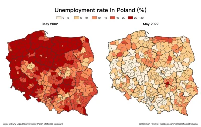 Lifelike - #graphsandmaps #polska #bezrobocie #mapy #kartografiaekstremalna #ciekawos...