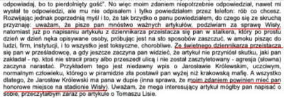 l.....l - Nagle Sanowski zaczął zauważać, że nie wszystko co robił Jadczak odnośnie W...