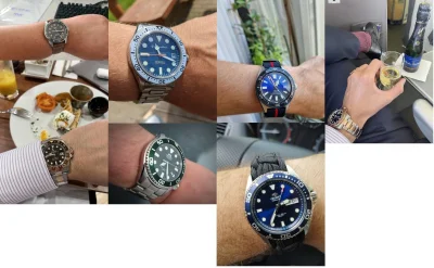 el_Danone - @agresywnyzielony: czym te zegarki się różnią? Kolorem i detalami? Te ori...