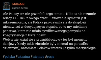 RazumichinZiK - Nie wiedziałem, że dożyję czasów usprawiedliwiania rzezi wołyńskiej. ...