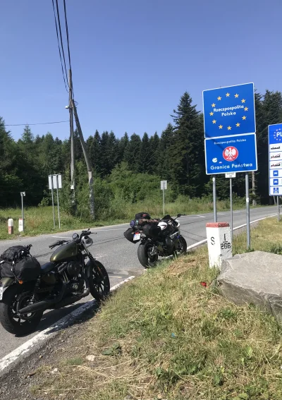 BratProgramisty - #motocykle pyklo ok 3900 km :) Z Grecji, przez Rumunie do Polski. W...