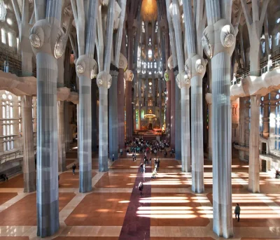 Borealny - @blogger: trochę podobne do Sagrada Familia w środku. Tam też są takie kol...