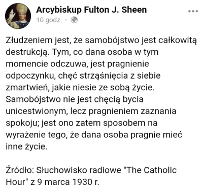 Opornik - Arcybiskup Fulton J. Sheen o samobójstwie.



#depresja #katolicyzm #ch...