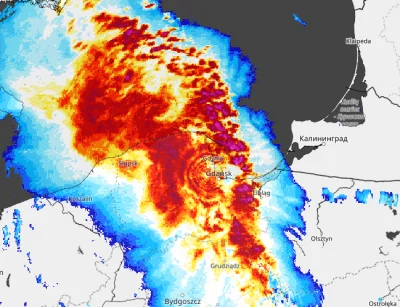 19-24 - Dla zainteresowanych aktualna sytuacja z radarów meteo