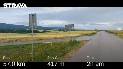 polock - Koniec trasy. W sumie 64. Ostatnie 7 km nie mierzyłem, nie miałem siły. 15 o...