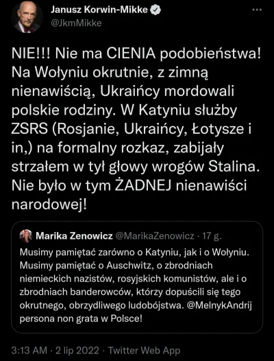 afc85 - mikke usprawiedliwia zbrodnie katyńską, według niego stalin dindu nuffin tylk...