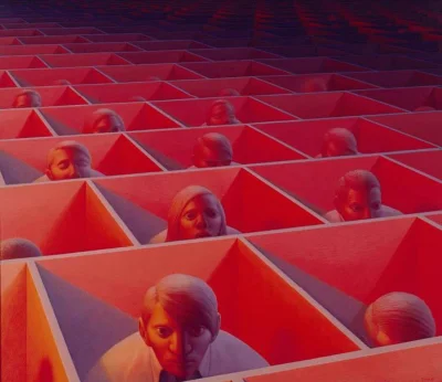 myrmekochoria - George Tooker, Krajobraz z postaciami, 1965

#starszezwoje - blog z...