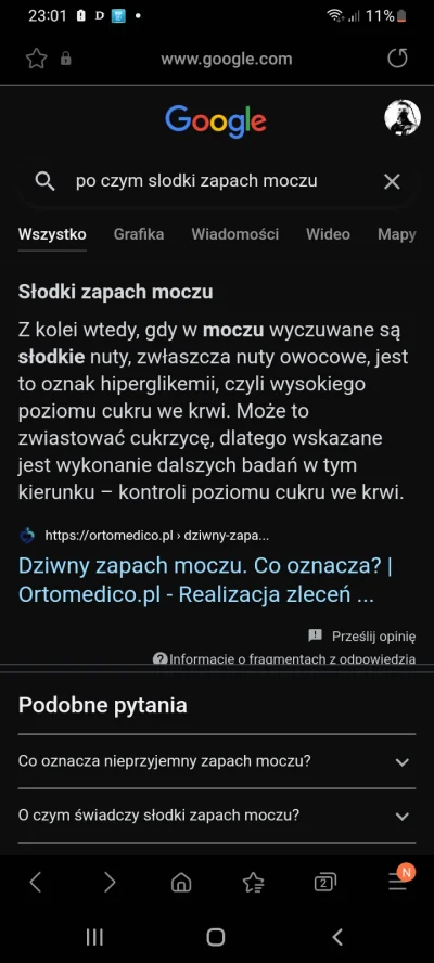 PeIIeus - @LonNon: Troche inaczej zadane pytanie...Ale nie leczona cukrzyca tez prowa...