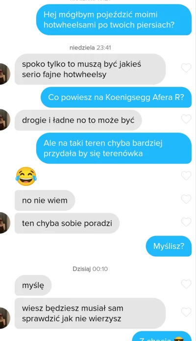 Kyappu - Jak ładnie wyglądasz to każdy pickup line jest dobry ( ͡° ͜ʖ ͡°)
ps tak wie...