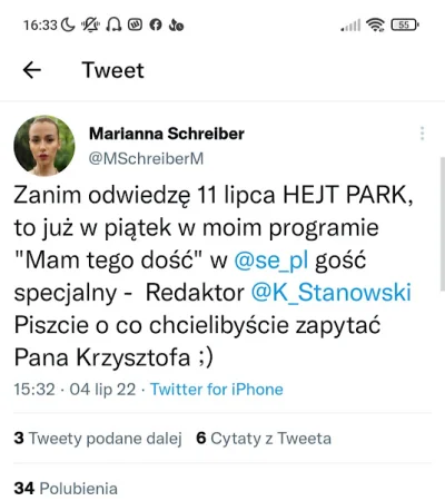 H.....7 - Do wyborów co raz bliżej, z partią Marianny nie najlepiej.
Stanowski dosta...