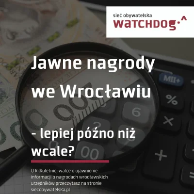 WatchdogPolska - Po wymianie wielu pism i trzech sprawach w sądach otrzymaliśmy w koń...