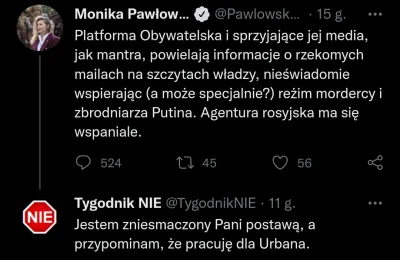 CipakKrulRzycia - #tygodniknie #bekazpisu #polityka #dworczyk 
#pawlowska Kiedy myśl...