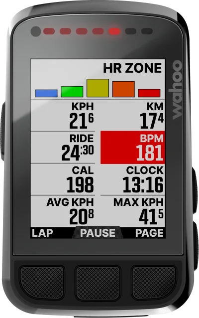 DejwiD - Czy ktoś ma może #wahoo roam? On tak samo jak w bolt v2 oznacza na kolorowo ...