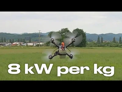 henk - moc 8kW na kilogram (oglądać z dźwiękiem)

#drony #ciekawostki #technologia