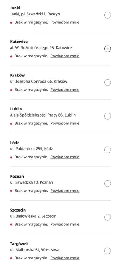 dzemzrzodkiewki - @IKEApl: w jakimkolwiek, nie ma nigdzie i nie zapowiada się żeby wr...