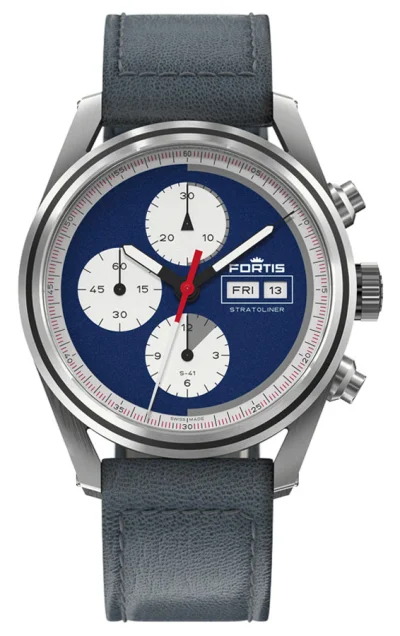 savagetommy - #zegarki #zegarkiboners #watchboners
Fortis Stratoliner S-41 Blue Japa...