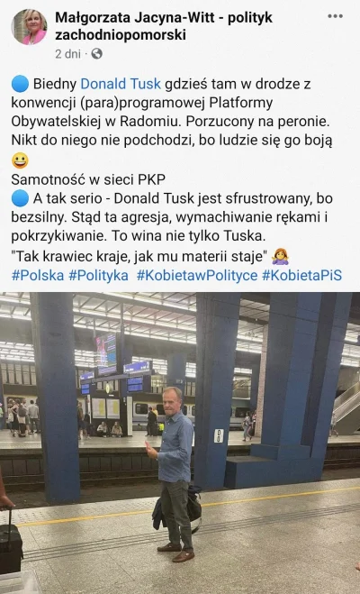 ZajDel - Poziom intelektualny pisowskich ameb wciąż potrafi mnie zaskoczyć. Stara kre...