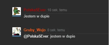 G.....o - @Polska5Ever: o Ty #!$%@? bobrze ( ͡° ͜ʖ ͡°)

Wielkie umysły myślą podobn...