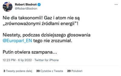 L3stko - Czy Biedroń jest atomofobem? A Putin otwiera szampana po każdym wpisie przec...