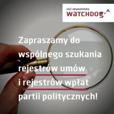 WatchdogPolska - Od 1 lipca partie polityczne zobowiązane są do publikowania rejestró...