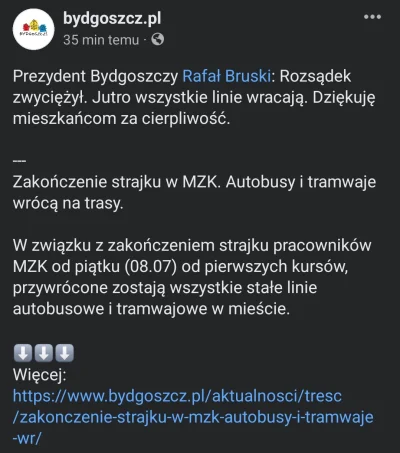 laress - Koniec strajku w MZK Bydgoszcz. Finalnie otrzymają 350 zł brutto podwyżki

#...