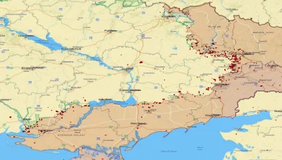 Aryo - Nałożyłem na siebie mapy DeepState z frontem na ślady ognia z FIRMS NASA.

M...