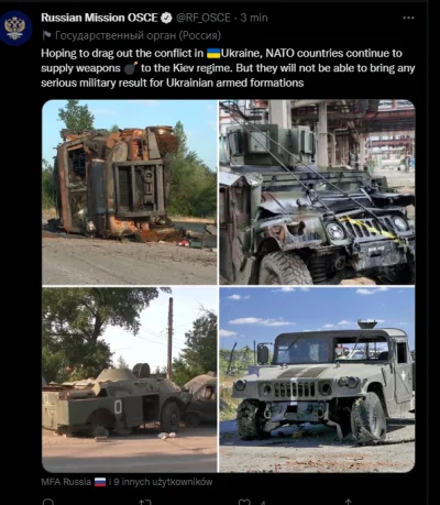 Aryo - "Potężne" ukraińskie straty w sprzęcie pod Lisiczańskiem i Siewierodonieckiem
...