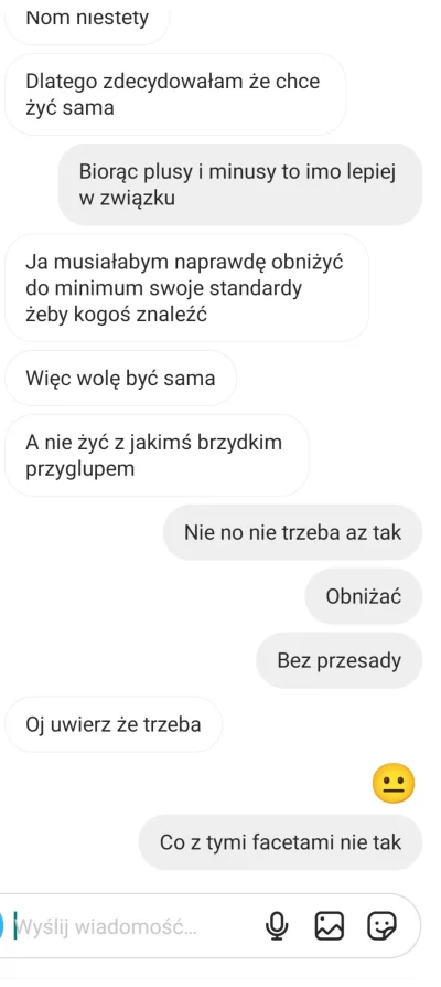 FajnyTypek - p0lka woli byc sama do końca życia niż z przeciętnym chłopakiem 
#p0lka ...