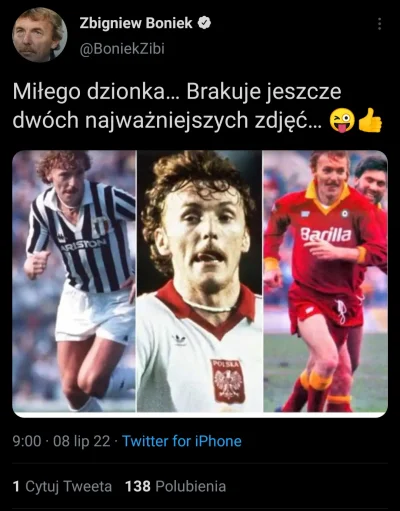 a.....1 - Miłego dnia życzy legenda polskiej piłki, ikona Widzewa, Juventusu i Romy, ...