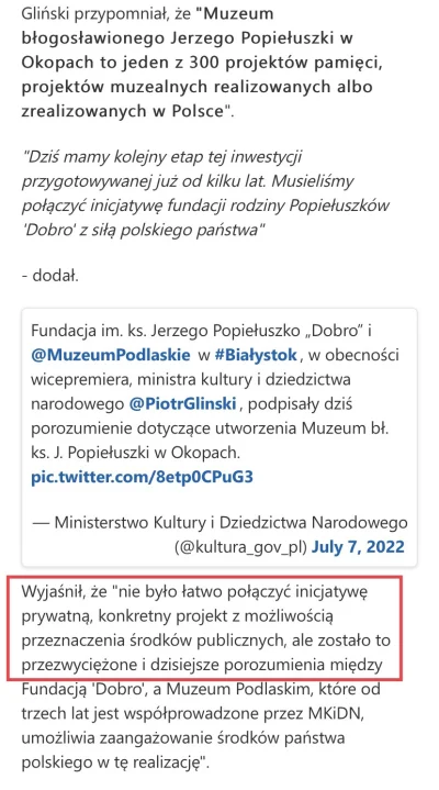 sklerwysyny_pl - Minister PiS: 
 nie było łatwo połączyć inicjatywę prywatną, konkret...