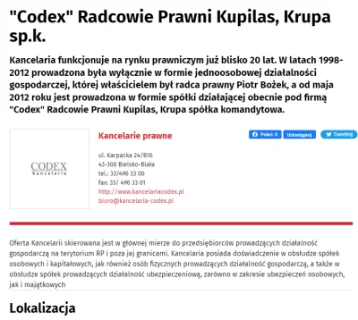 cl-sr - Rudy znalazłem tę kancelarię radców prawnych na których się powołujesz. Kiedy...