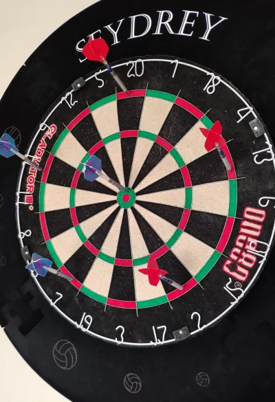 Bramborr - Ależ szkoda tego bullseye! (╯°□°）╯︵ ┻━┻
#dart #zalesie