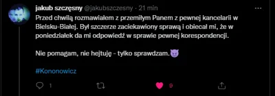 januszztrojmiasta - P O T Ę Ż N Y nadredaktor Szczęsny zatelefonował w sprawie pisemk...