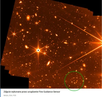 Salam-Abdul-Al-Stulejari - To, zaznaczone zielonym kółeczkiem, wygląda jakby galaktyk...