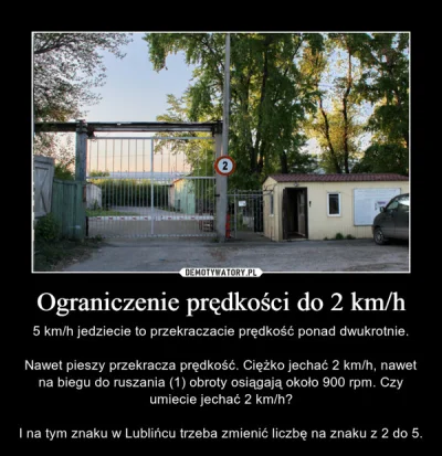 well_being - Nie wiedziałem że istnieją miejsca z ograniczeniem prędkości do 2km/h. N...