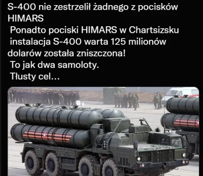 yosemitesam - #rosja #ukraina #wojna
Ruskie Wunderwaffe - systemy S-400 nie zestrzel...